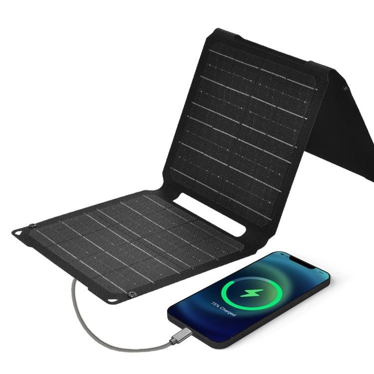 USB Tip-C Çıktısı ve ETFE Yüzey Malzemesi ile 20W Mono Cell Taşınabilir Güneş Çantası