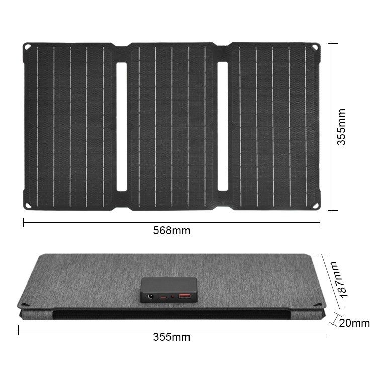 190*356*30mm Monocrystalline Silicium Solar Panel for Portable Camping Power Supply (Götürülebilir Kamp Gücü Tedarikçesi için Monocrystalline Silikon Güneş Paneli)