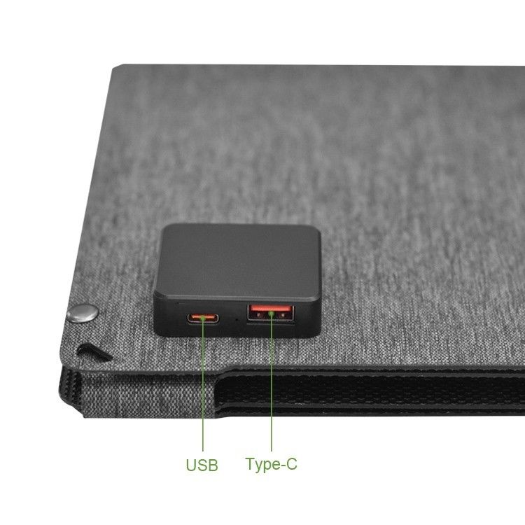 30W 12V Katlanabilir Güneş Paneli Taşınabilir Cep Telefon Şarjı için Temel Aracınız
