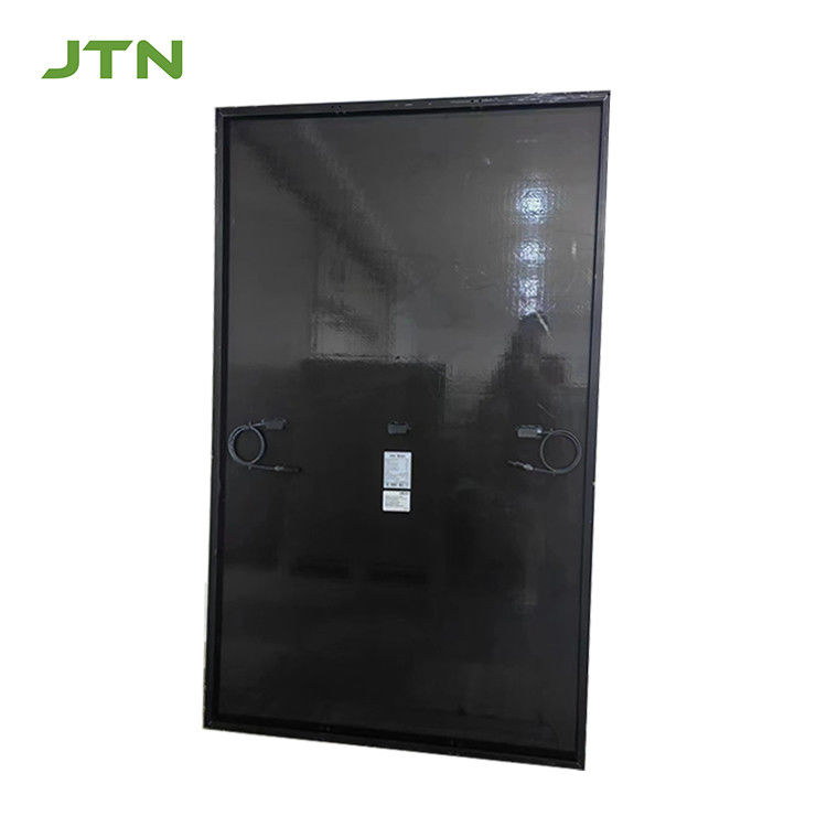 220V Çıkış 450W Mono Güneş Paneli Tüm Siyah Tasarım ve Özelleştirilebilir Logo Yazı