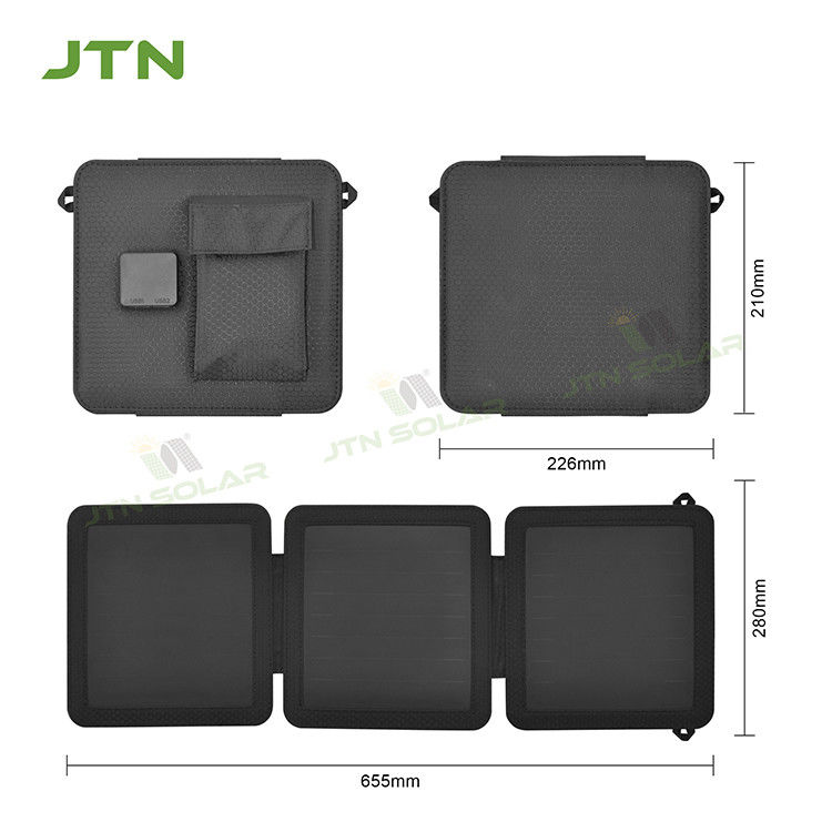 Kamp 21W Katlanabilir Güneş Gücü Güneş Mobil Şarj Aracı USB Portlu Taşınabilir Güneş Paneli