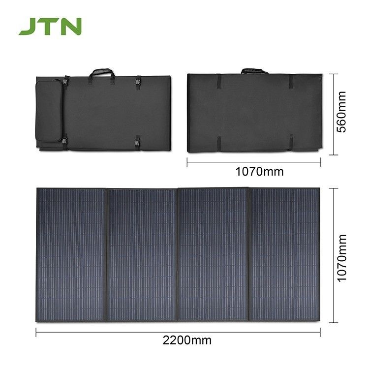 RV Güç Santrali Güneş Battaniye 400W Katlanabilir Panel ve Tip-C / USB Çıkışları ile