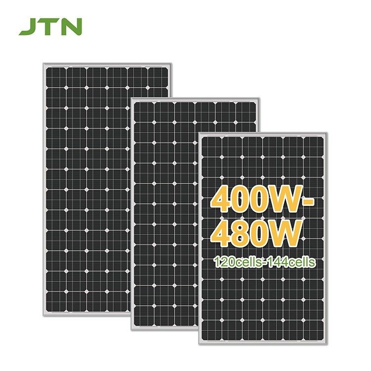 400w tüm siyah mono güneş paneli konut güneş sistemi için 210mm PV hücreleri