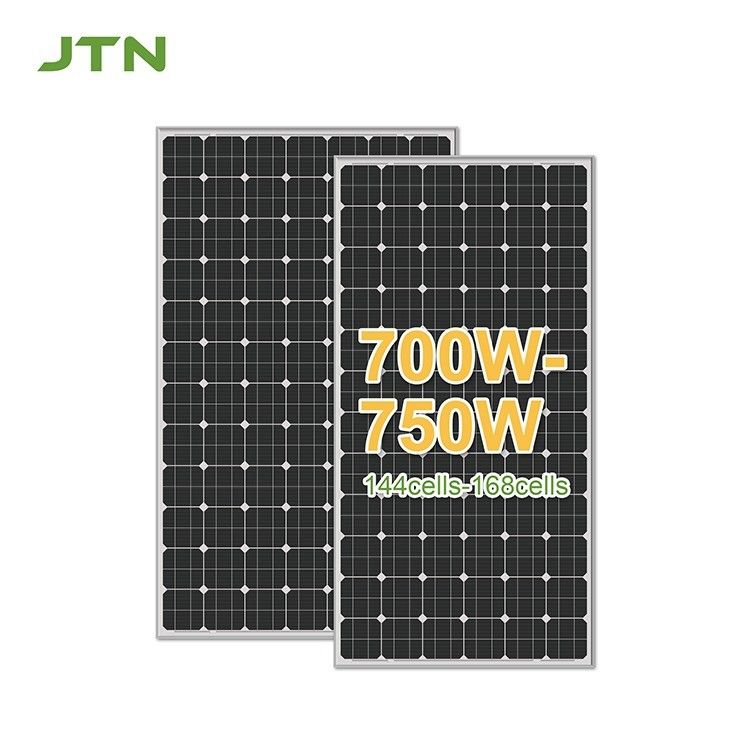 IP65 Su geçirmez iki yüzlü güneş hücresi PV paneli 700W 690W 680W 670W İşlem 12 Yıl
