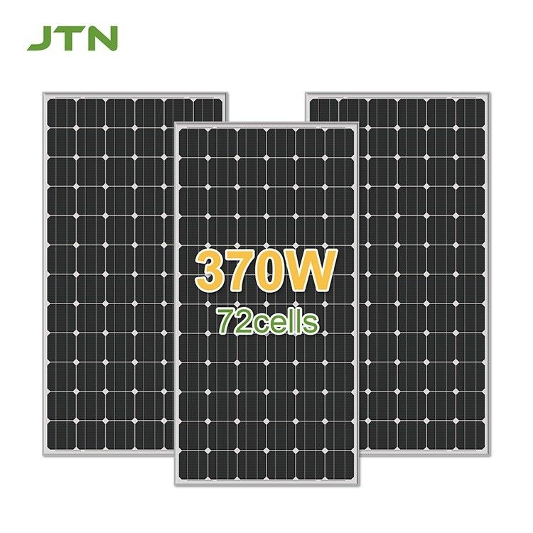 PERC Teknolojisi 370w 375w 48v Ev için Monocrystalline Güneş Paneli 156.75mmx156.75mm