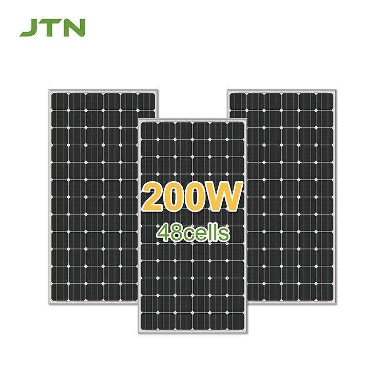 2KG JTN 72 Hücre 36V Mono 125*125mm 150W 200W Ev Ticari Sistemi için Güneş Paneli