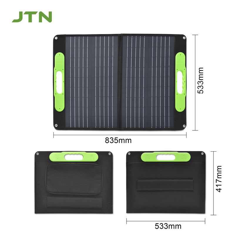 Kamp yapma güneş paneli PET USB 3.0 40w 50w 60w 80w 18v taşınabilir katlanabilir güneş paneli