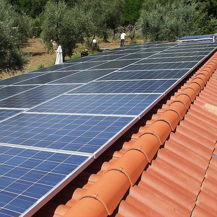 Protable Adı Mono Güneş Paneli 415w 400w Ev için MC4/DC/Anderson Çıktısı Tam Siyah