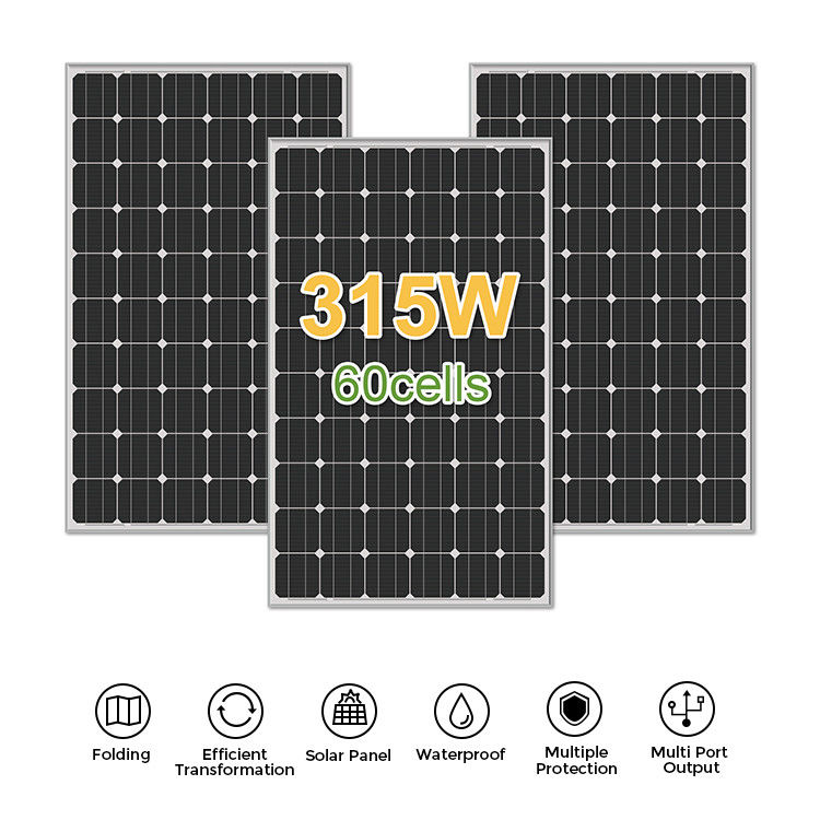 19.8%-22.5% Panel Verimliliği Tüm Siyah Pannelli Fotovoltaic Mono PV Güneş Panelleri